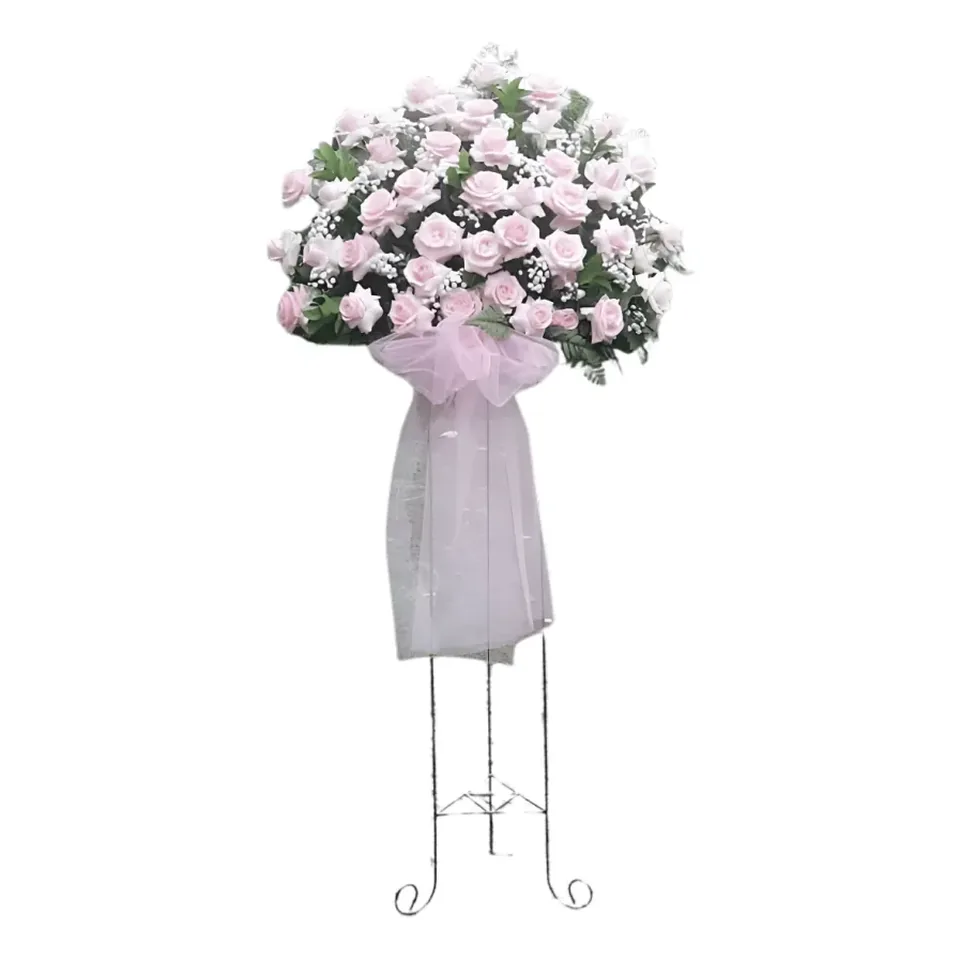 Standing Flower Opening Pink 701rb - Florist Jakarta