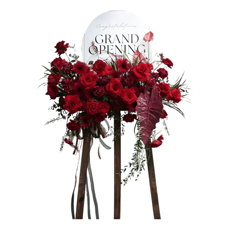 Standing Flower Opening Merah 1,86jt - Florist Jakarta