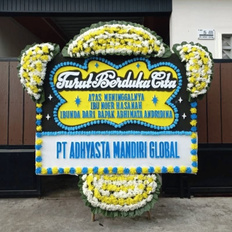 Bunga Duka Cita 1Jt ukuran 1.5x2 meter - Florist Jakarta same day delivery