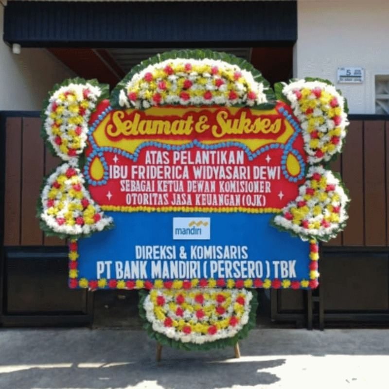 Bunga Papan Ucapan Selamat 1.5Jt ukuran 1.5x2 meter - Florist Jakarta same day delivery