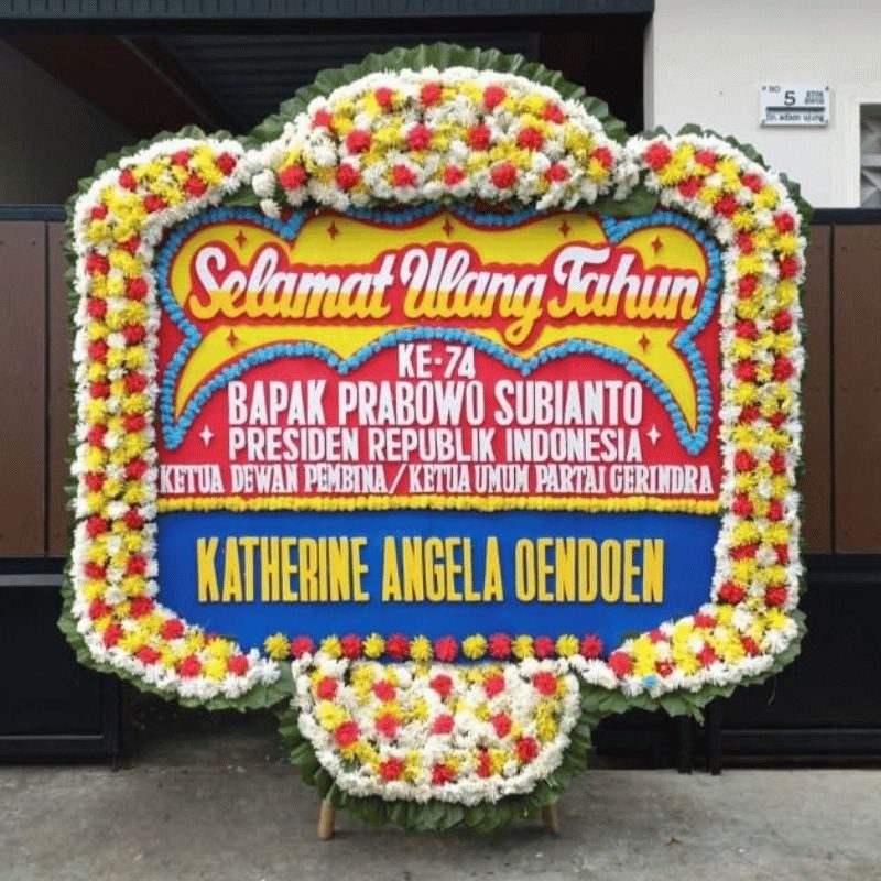 Bunga Papan Ucapan Selamat 2Jt ukuran 1.5x2 meter - Florist Jakarta same day delivery