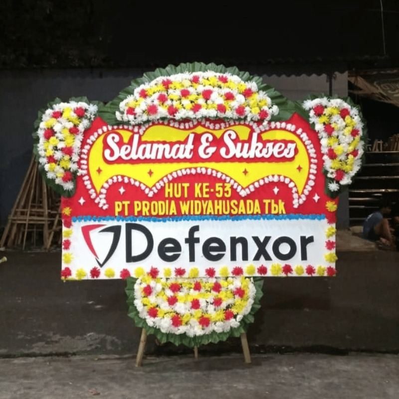Bunga Papan Ucapan Selamat 750rb ukuran 1.2x2 meter - Florist Jakarta same day delivery
