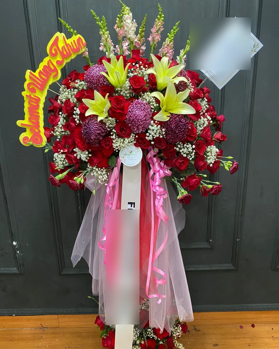 Standing Flower Premium Ulang Tahun 1 Juta - Florist Jakarta same day delivery