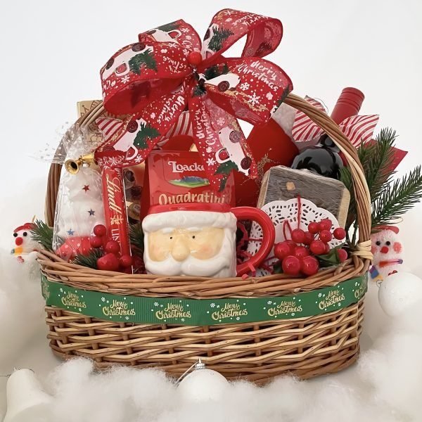 Parcel Natal \"Santa Mug Basket\" — Pita Hijau