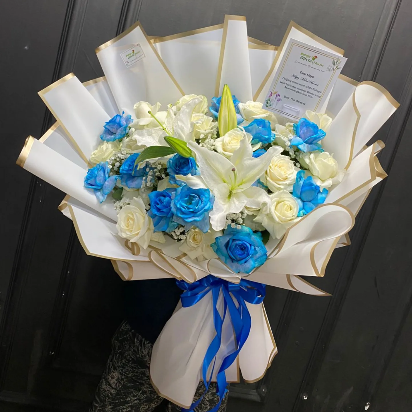 Buket Bunga Matahari Premium - Hand Bouquet Ceria - Buket Bunga Florist Jakarta kode WF-BK-F-01