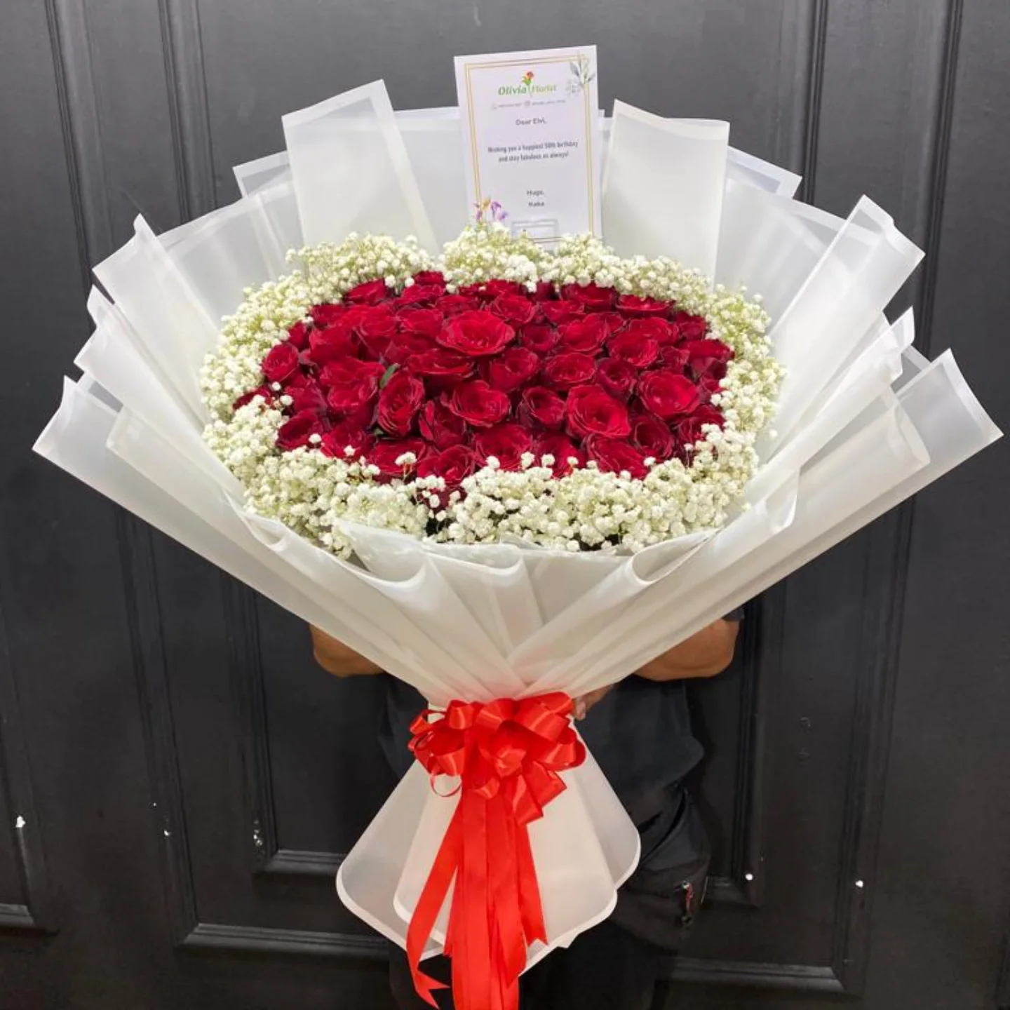 Buket Bunga Aneka Warna Segar - Hand Bouquet Cerah - Hand Bouquet Florist Jakarta kode WF-BK-E-02