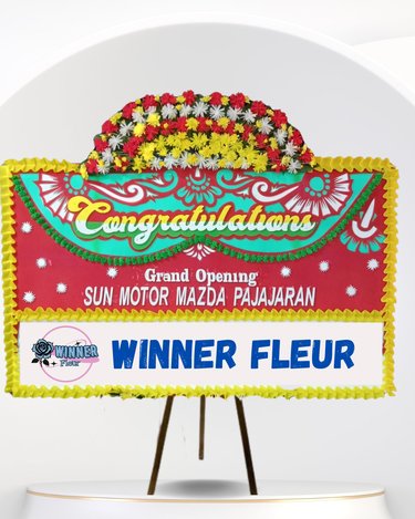 Bunga Papan Selamat dan Sukses - Papan Bunga Congratulations - Papan Bunga Florist Jakarta kode WF-BP-A-02