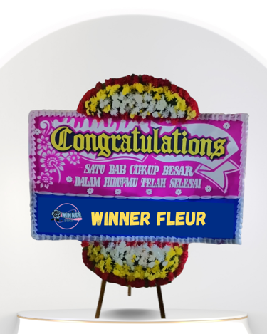 Bunga Papan Grand Opening - Papan Bunga Pembukaan Toko - Papan Bunga Florist Jakarta kode WF-BP-B-08