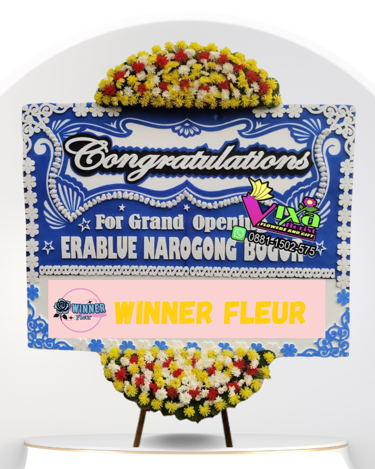 Bunga Papan Congratulations Besar - Papan Bunga Selamat Sukses (Papan Bunga) dari Florist Jakarta, kode WF-BP-F-07