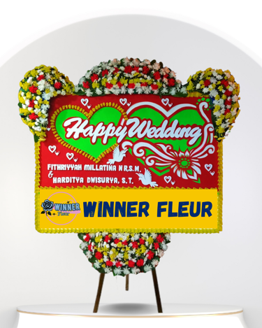 Bunga Papan Grand Opening Eksklusif - Papan Bunga Pembukaan Super (Papan Bunga) dari Florist Jakarta, kode WF-BP-I-02