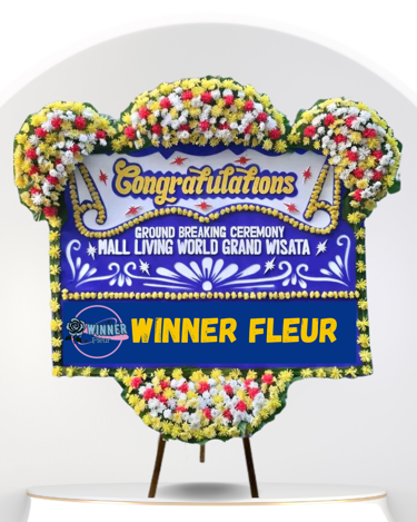 Florist Jakarta Papan Bunga: Bunga Papan Congratulations Super - Papan Bunga Selamat Eksklusif - kode WF-BP-I-03