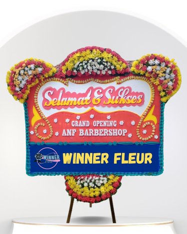 Bunga Papan Standing Flower Eksklusif - Papan Bunga Premium Super (Papan Bunga) dari Florist Jakarta, kode WF-BP-I-04