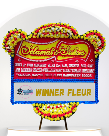 Bunga Papan Congratulations Jumbo - Papan Bunga Selamat Super - Papan Bunga Florist Jakarta kode WF-BP-I-05