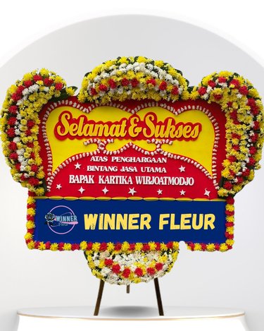 Florist Jakarta Papan Bunga: Bunga Papan Congratulations Jumbo Premium - Papan Bunga Selamat - kode WF-BP-K-01