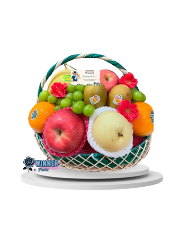 Florist Jakarta Parcel Buah: Parcel Buah Segar Premium - Hampers Buah Cantik Hadiah - kode WF-PCL-A-01