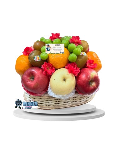 Florist Jakarta Parcel Buah: Parcel Buah Segar Mewah - Hampers Buah Cantik Premium - kode WF-PCL-D-01