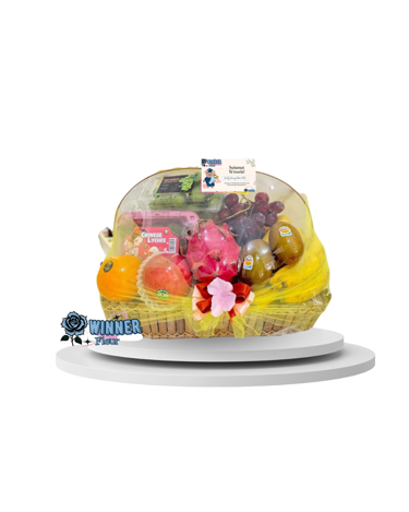 Florist Jakarta Parcel Buah: Parcel Buah Aneka Mix - Hampers Buah Segar Premium - kode WF-PCL-E-02