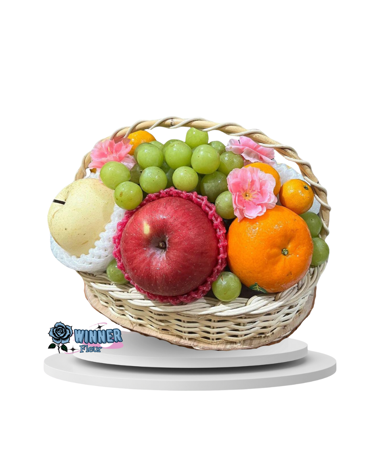 Parcel Buah Mewah Cantik - Hampers Buah Import Eksklusif - Parcel Buah Florist Jakarta kode WF-PCL-F-01