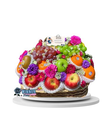 Parcel Buah Mewah Jumbo - Hampers Buah Import Super (Parcel Buah) dari Florist Jakarta, kode WF-PCL-L-01