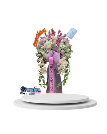 Florist Jakarta Standing Flower: Standing Flower Bunga Mewah - Rangkaian Bunga Eksklusif Cantik - kode WF-SF-F-01