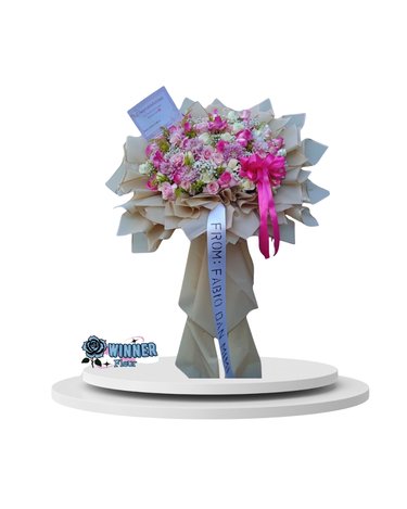 Standing Flower Bunga Jumbo Mewah - Rangkaian Bunga Super (Standing Flower) dari Florist Jakarta, kode WF-SF-H-01