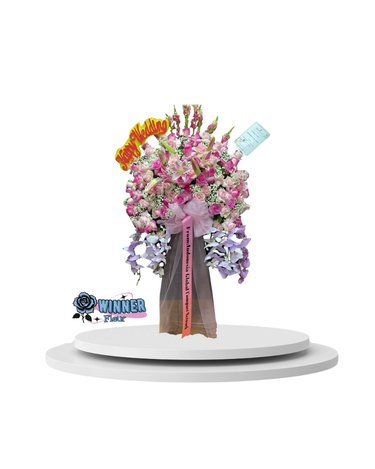 Standing Flower Bunga Perayaan Super - Rangkaian Bunga Mewah (Standing Flower) dari Florist Jakarta, kode WF-SF-M-01