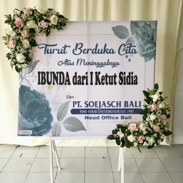 Bunga papan BPB-07 - contoh desain wilayah Bali