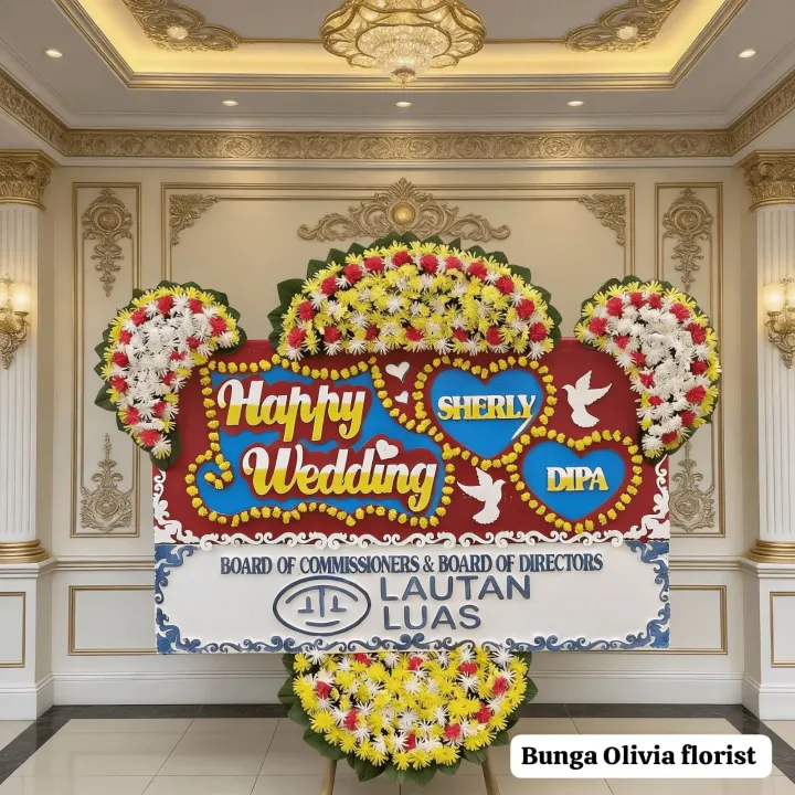 Bunga papan BPH-02 - contoh desain wilayah DKI Jakarta
