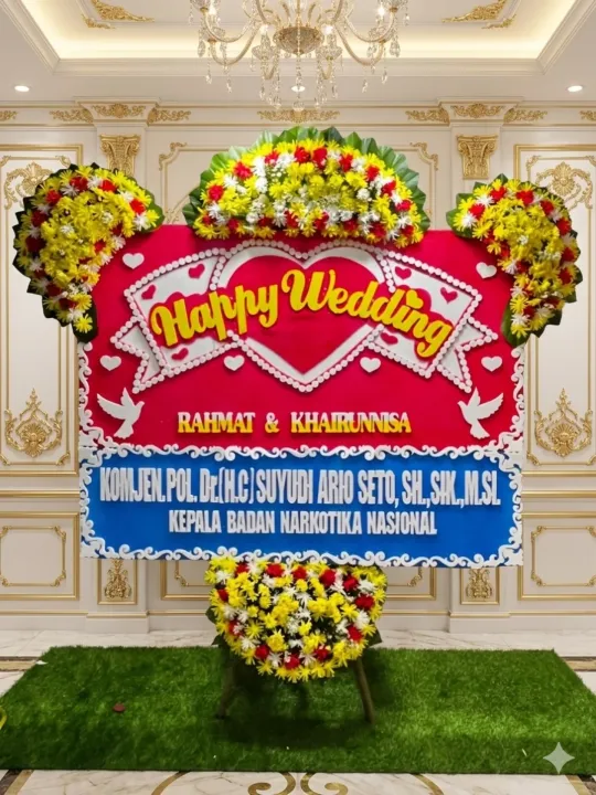 Bunga papan BPH-03 - contoh desain wilayah DKI Jakarta