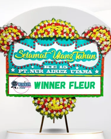 Bunga papan WSS-001 - contoh desain wilayah DKI Jakarta