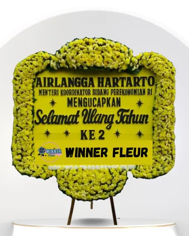 Bunga papan WSS-007 - contoh desain wilayah DKI Jakarta