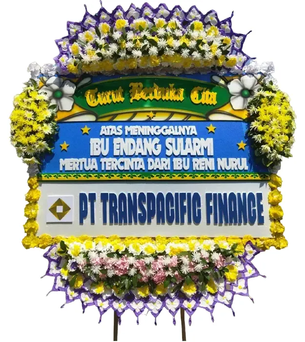 Bunga papan JT-07 - contoh desain wilayah Jawa Tengah
