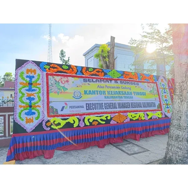Bunga papan BP-05 - contoh desain wilayah Kalimantan Timur