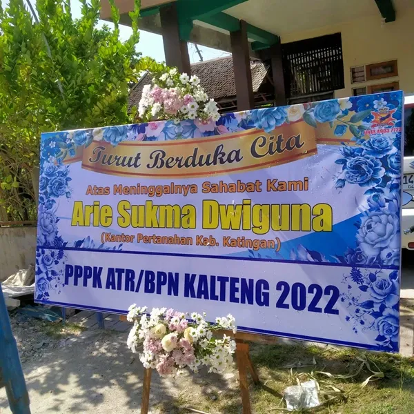 Bunga papan BPK-01 - contoh desain wilayah Kalimantan Timur
