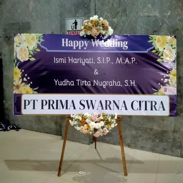Bunga papan BPK-02 - contoh desain wilayah Kalimantan Timur