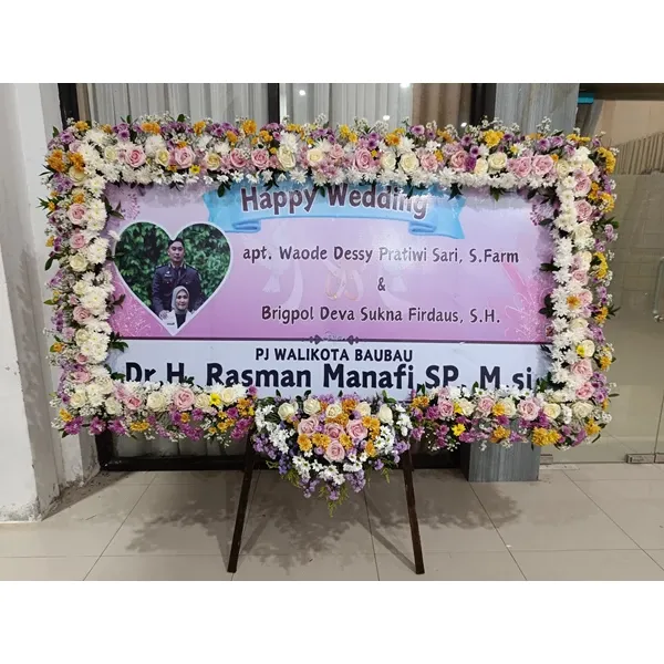 Bunga papan BPK-03 - contoh desain wilayah Kalimantan Timur