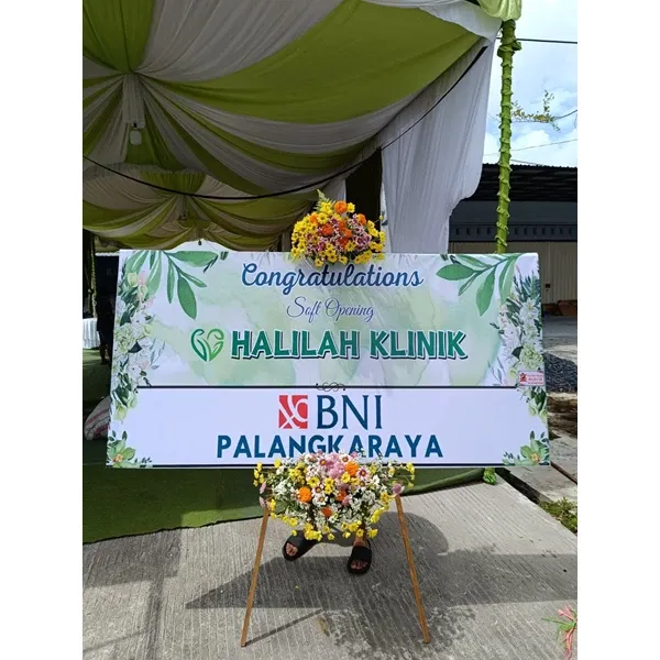 Bunga papan BPK-04 - contoh desain wilayah Kalimantan Timur