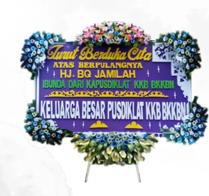 Bunga papan BPL-06 - contoh desain wilayah NTB