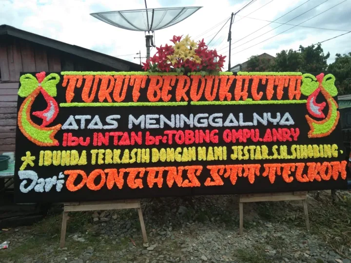 Bunga papan BPS-06 - contoh desain wilayah Sumatera Barat